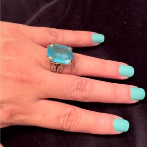 Vibrant Teal Ring